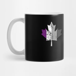 Candian asexual maple leaf Mug